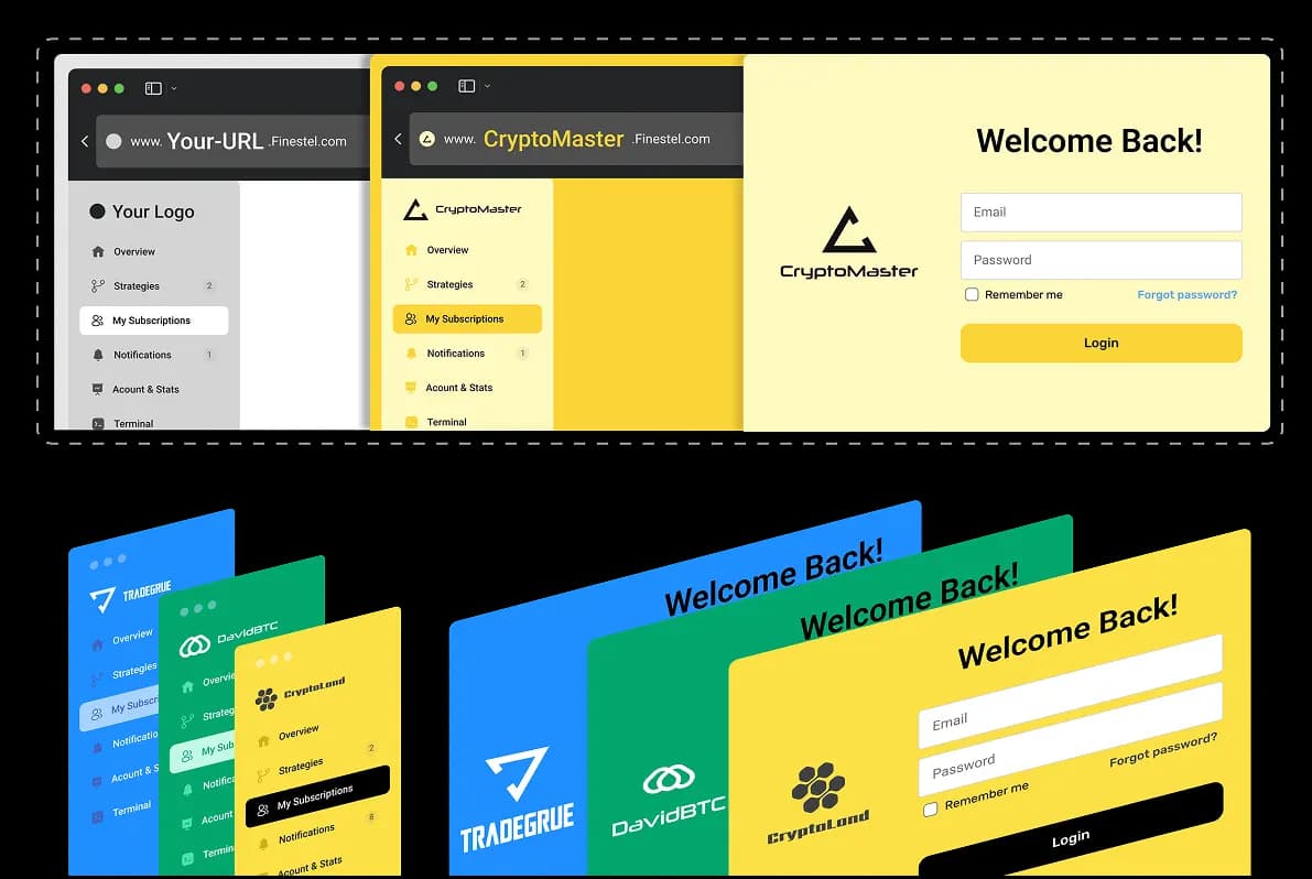 Your Logo, Domain, & Platform
