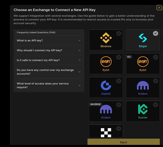 Create & Connect an Exchange Account as a Master