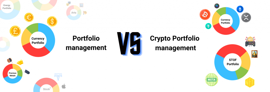 Crypto portfolio management compared to traditional portfolio management