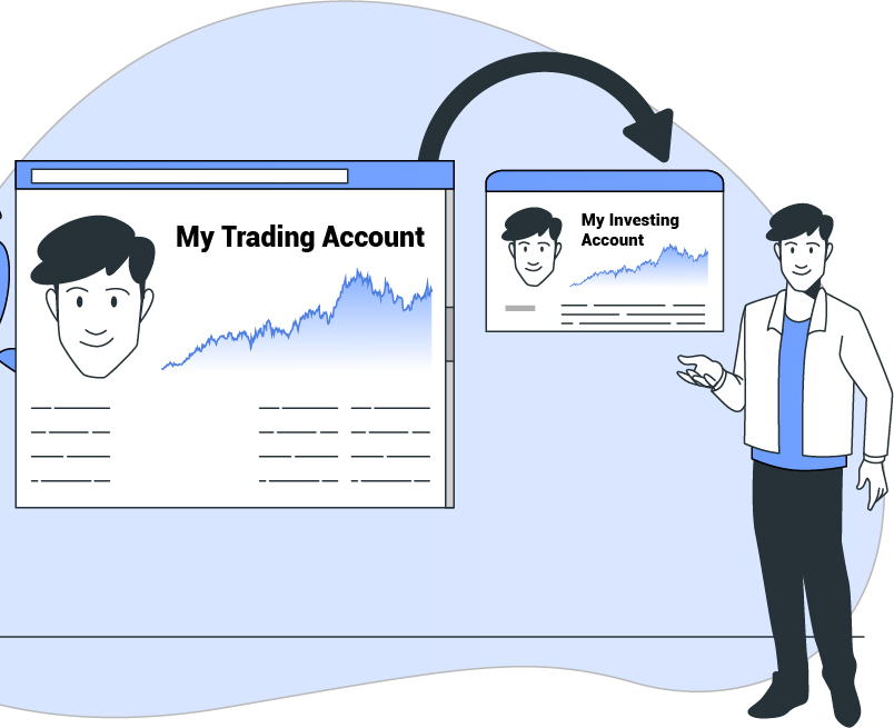 You can copy your connected trader account with your connected investor account; AKA copy yourself!