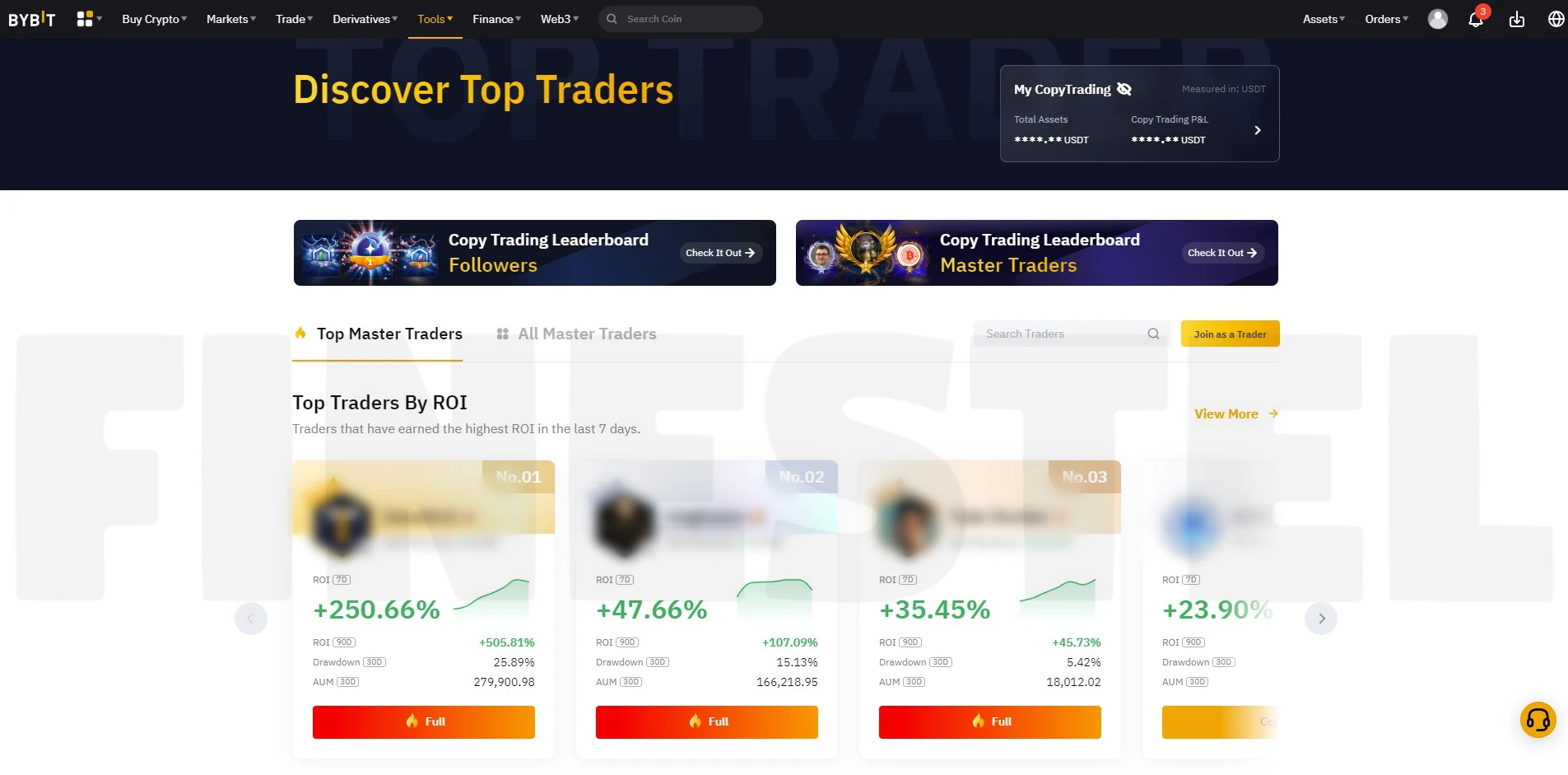 Bybit's traders to copy