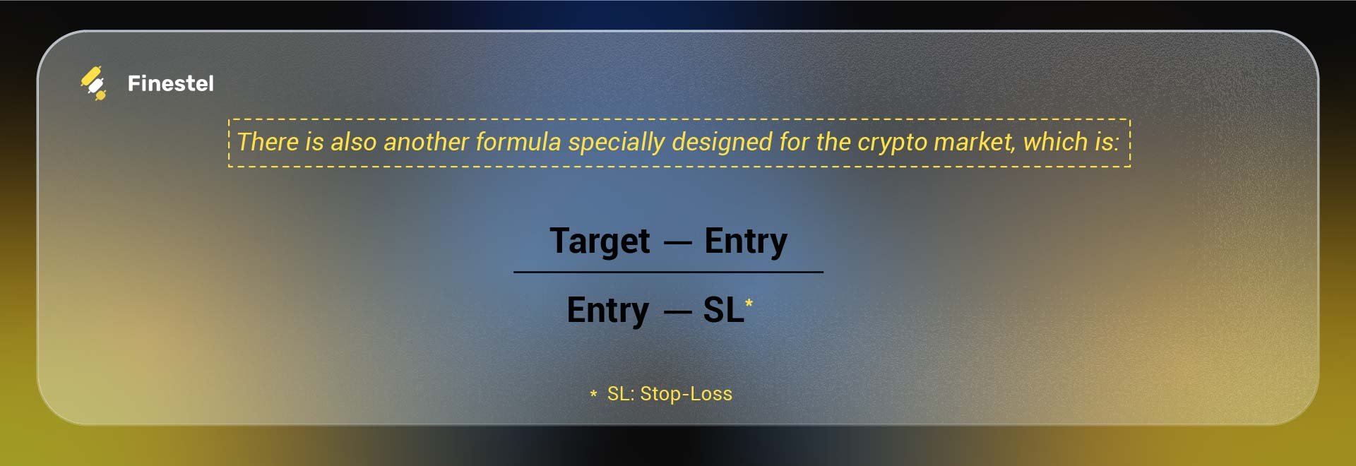 Risk per trader Formula