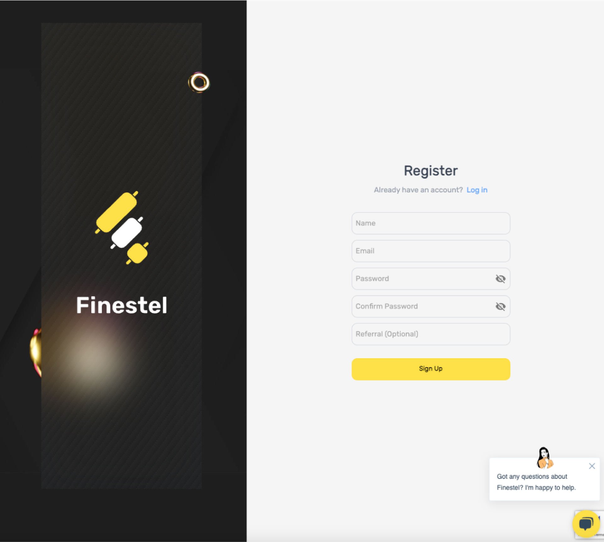 How to Register on Finestel