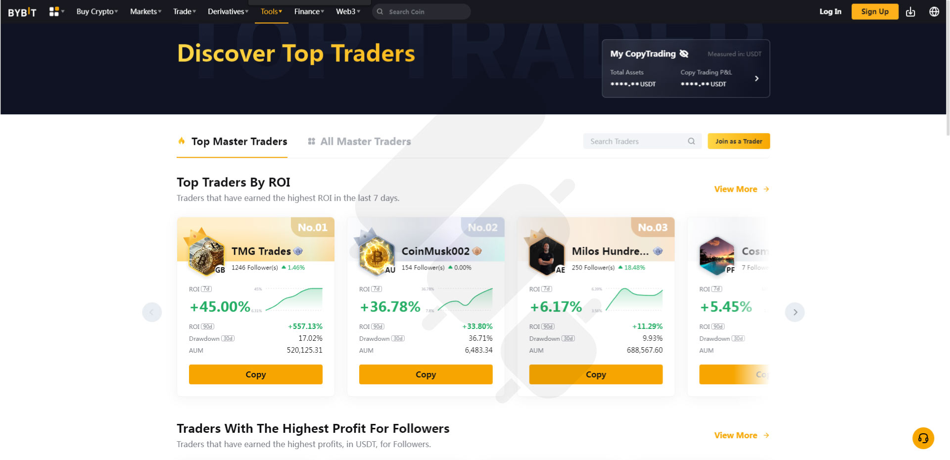 Bybit copy trading platform