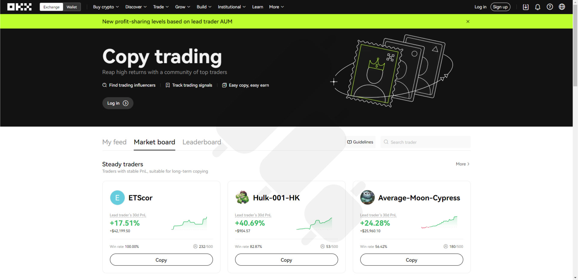 crypto copy trading platform