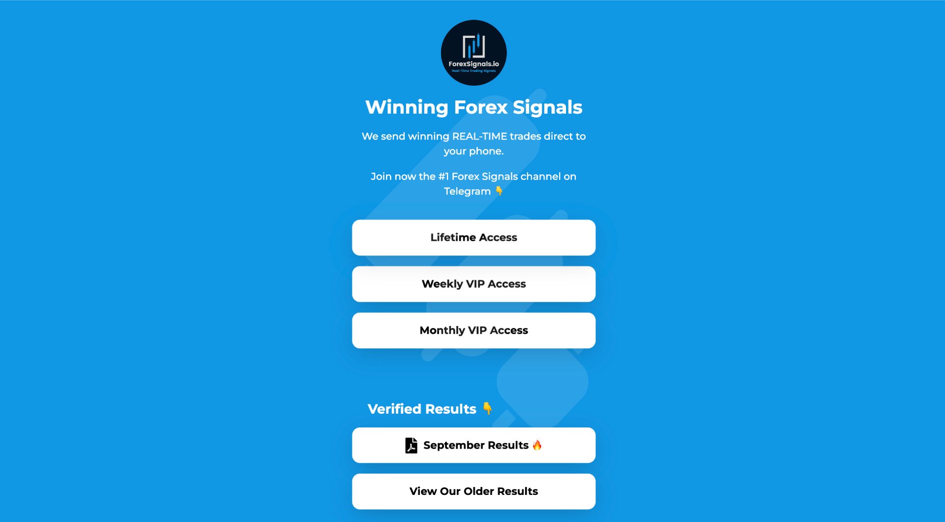 Forex on sale signals telegram