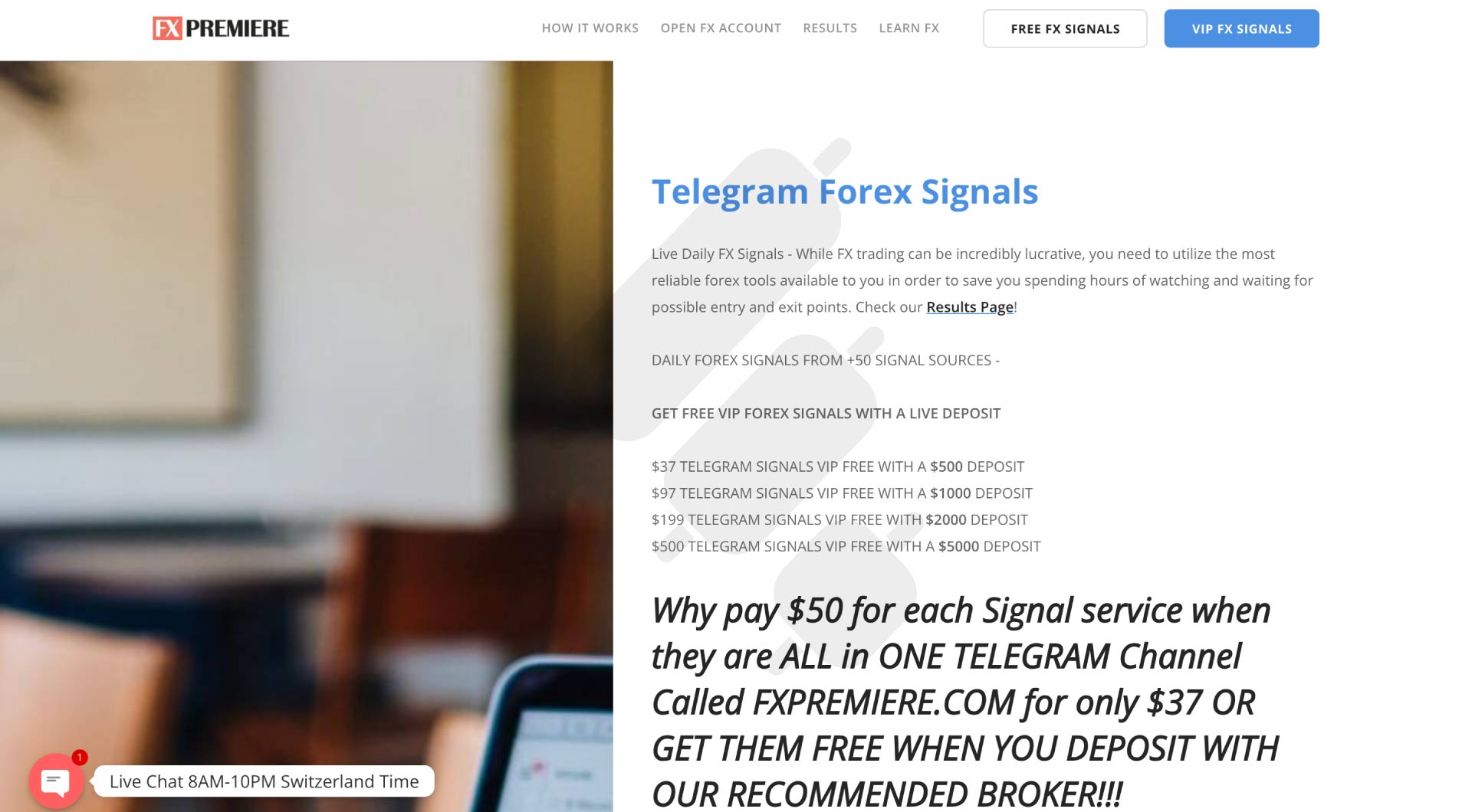 FXPremiere.com telegram forex
