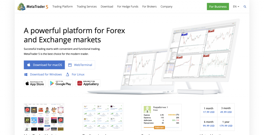 MetaTrader Website