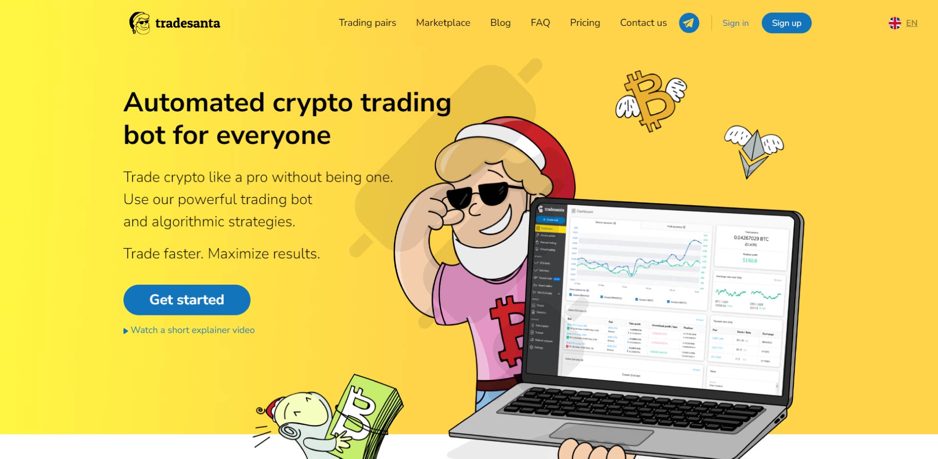 TradeSanta trading bot