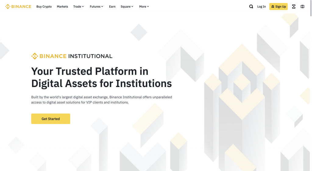 Binance Institutional: Top institutional crypto trading platform