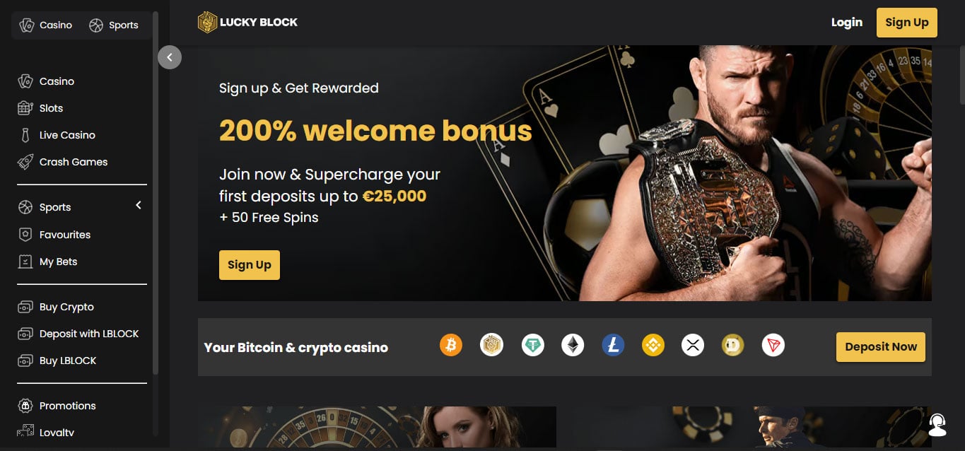 Lucky Block casino review: the best crypto casino