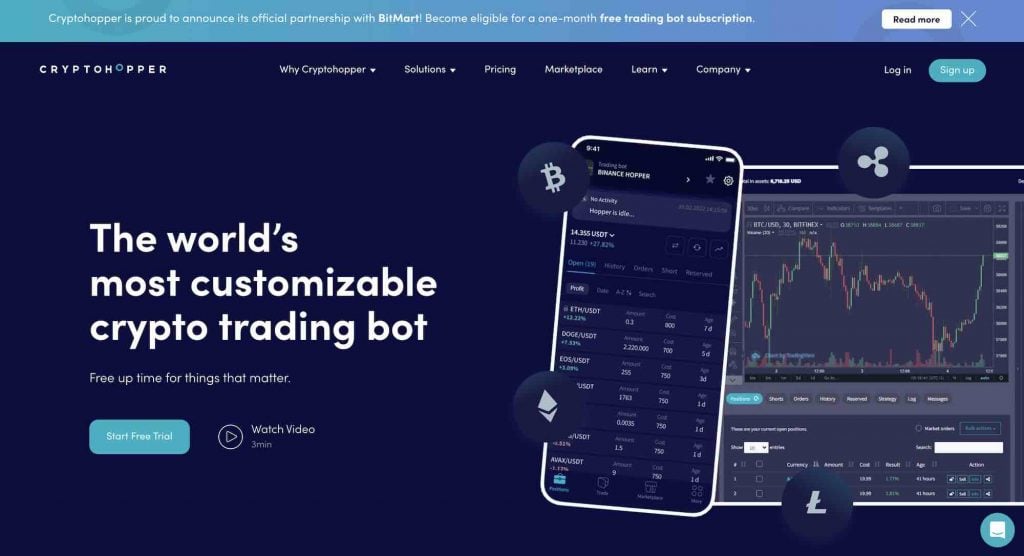 CryptoHopper Defi Trading Bot