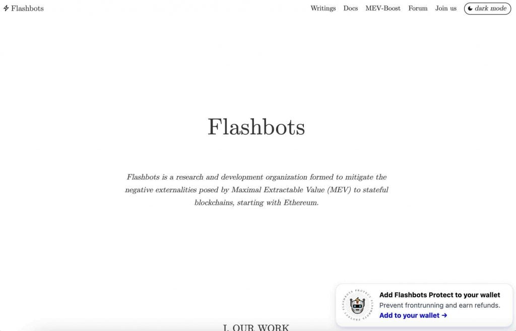 Flashbots MEV Bot