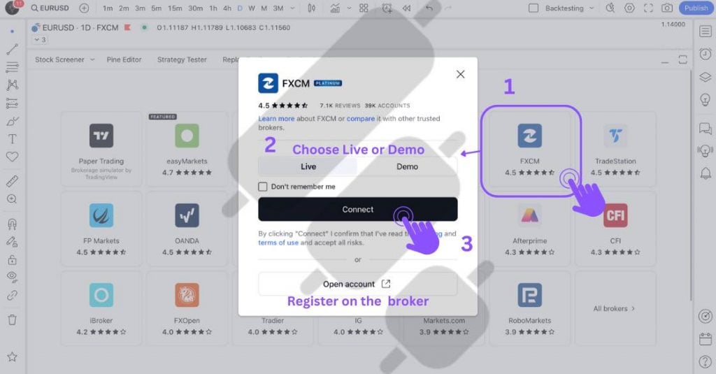 How to Trade on TradingView: Execution Panel
