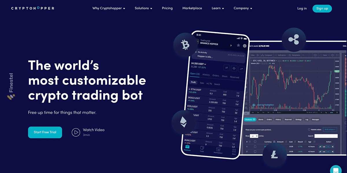 Cryptohopper: All-in-One Bot with Grid Features