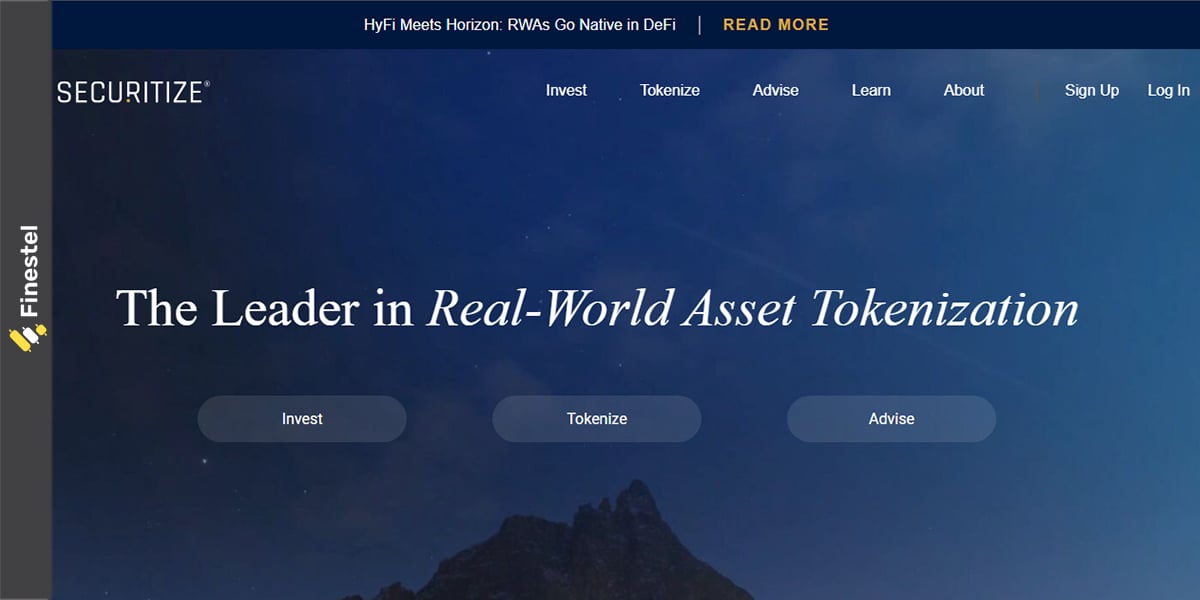 Onramp Invest (Securitize); Advisors + Tokenization