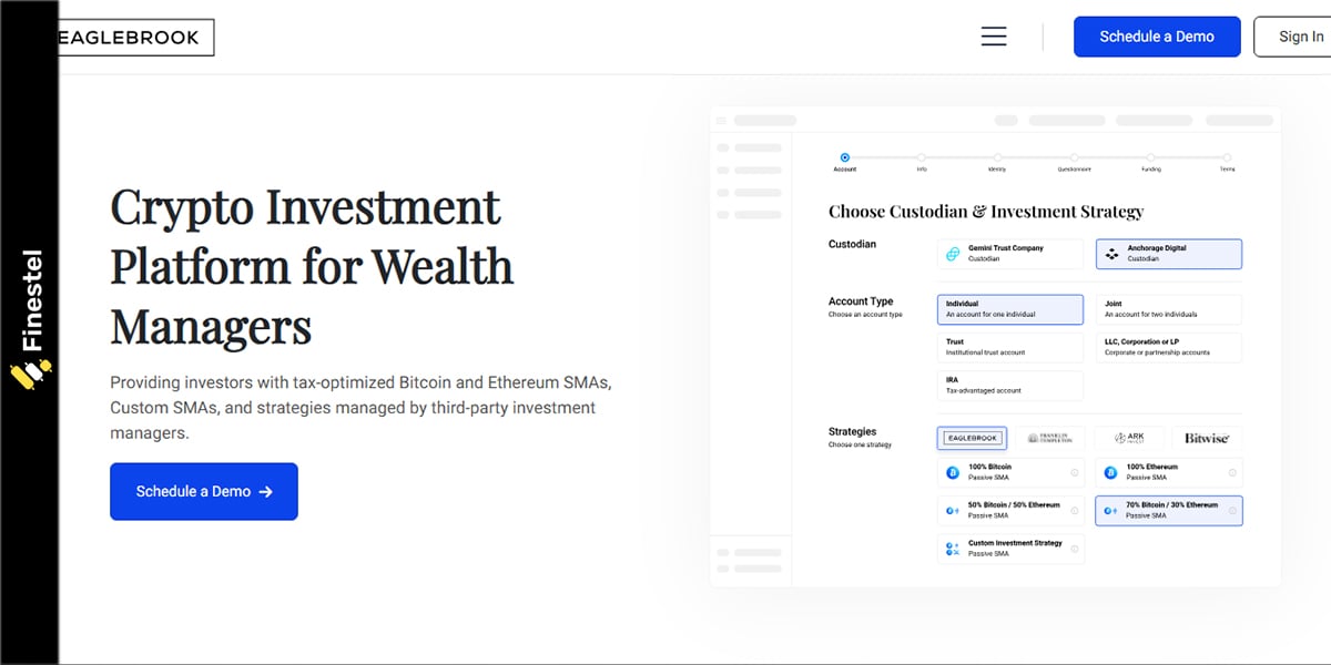 Eaglebrook Advisors; SMA Rails for RIAs