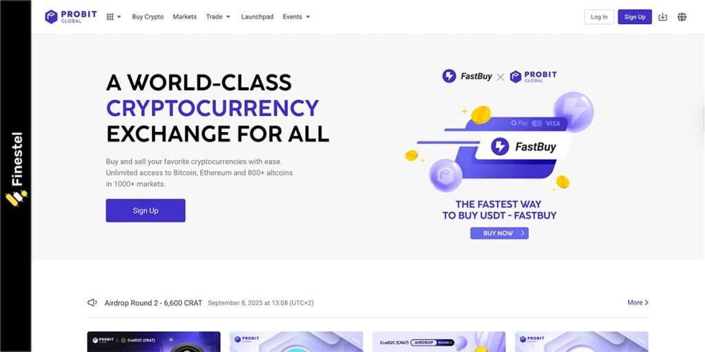 Pro Bit: Top 20 No KYC Crypto Exchange?