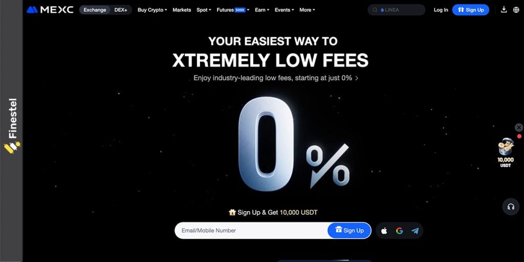 Top 20 No KYC Crypto Exchanges: MEXC