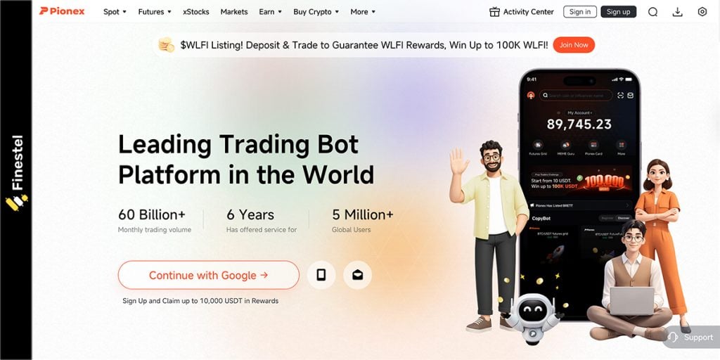 Pionex: No Verification Crypto Exchange