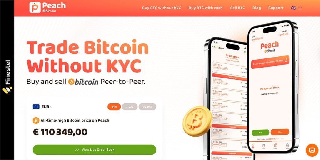 Peach Bitcoin: Is it a no verification crypto exchange?