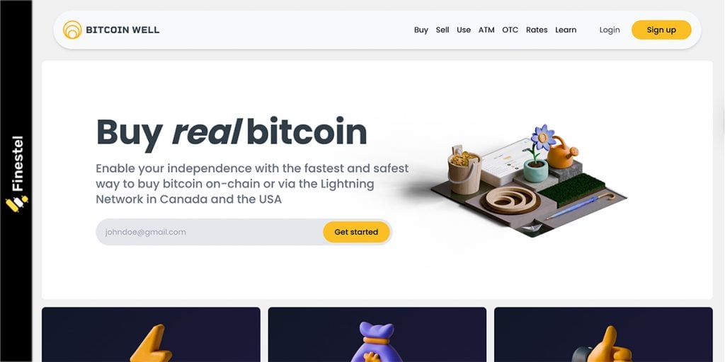 Bitcoin Well: BTC P2P no KYC Crypto Exchange
