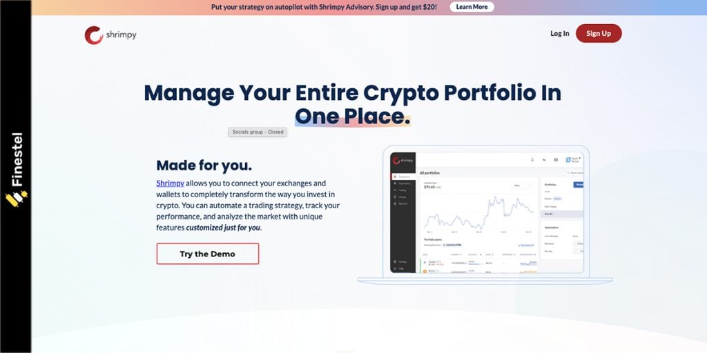 Shrimpy: Crypto Portfolio Rebalancing Software