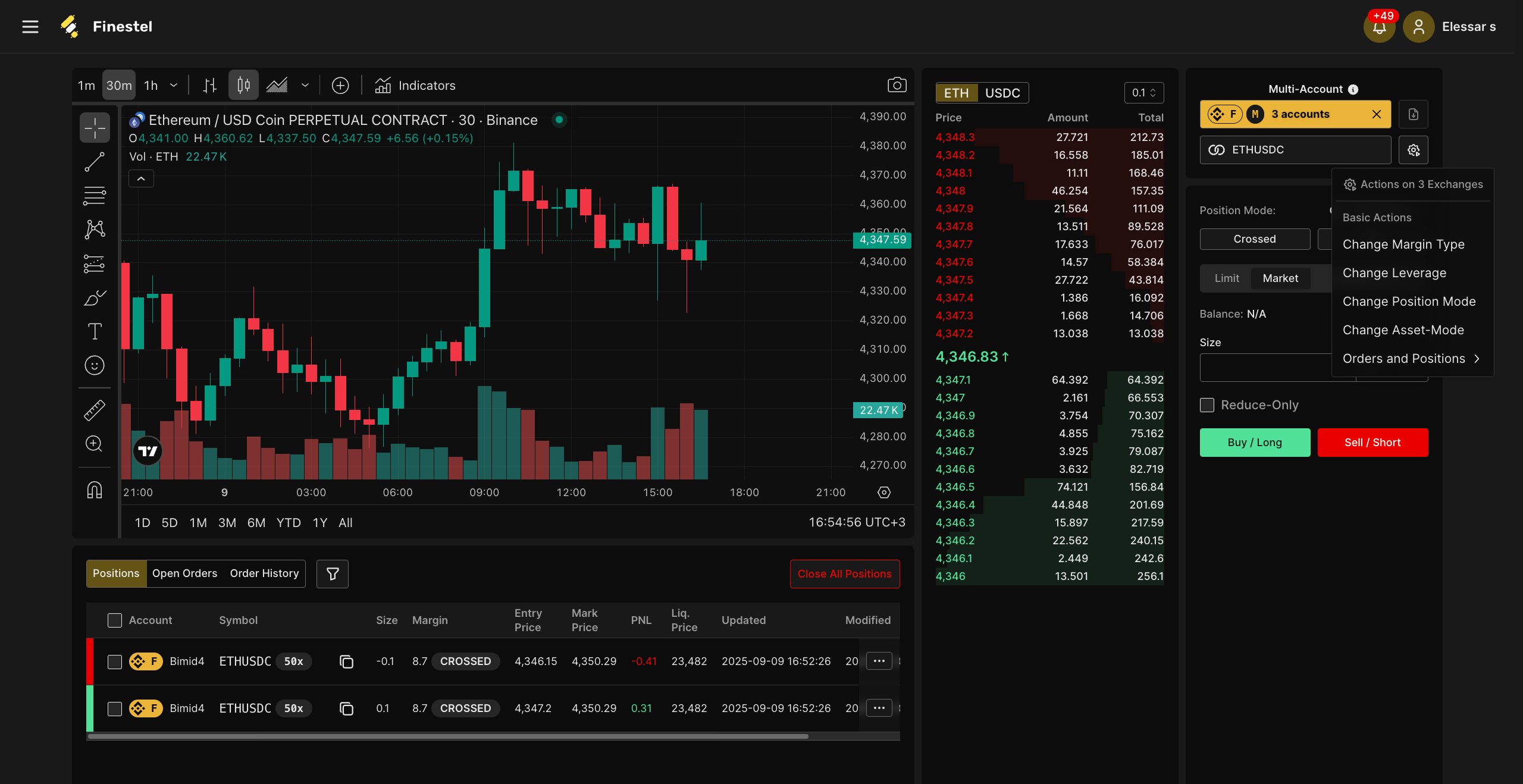 Bulk Operations on exchange accounts