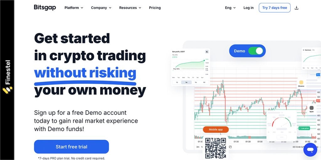 Bitsgap Demo Account