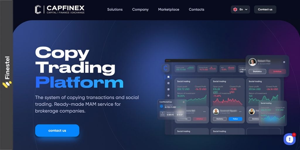 Capfinex Review: Crypto Copy Trading Platform Development