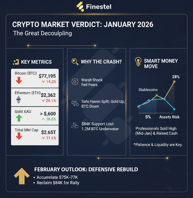 January 2026 crypto market report quick verdict
