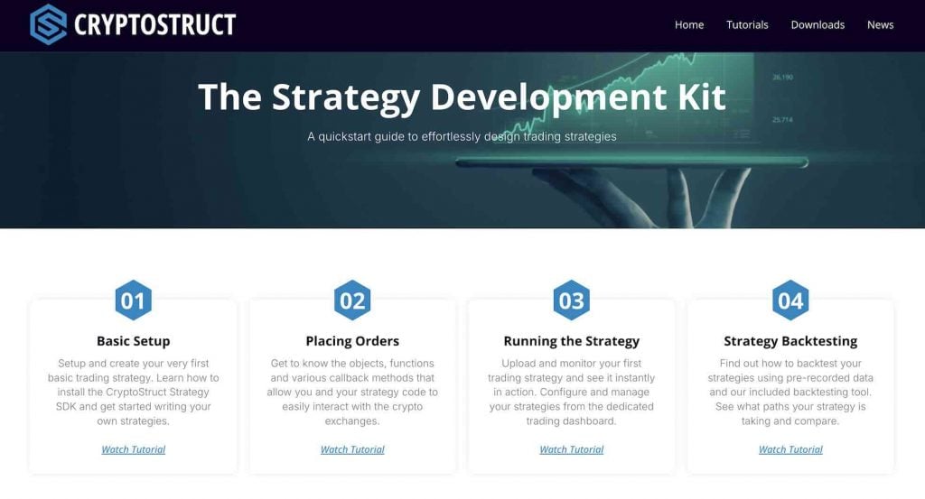CryptoStruct SDK (Strategy Development Kit)