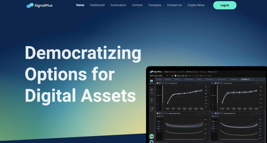 SignalPlus Review: Crypto Options Trading Platform