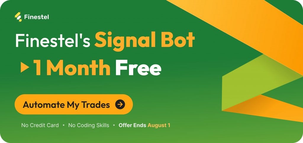Finestel's signal bot free trial banner