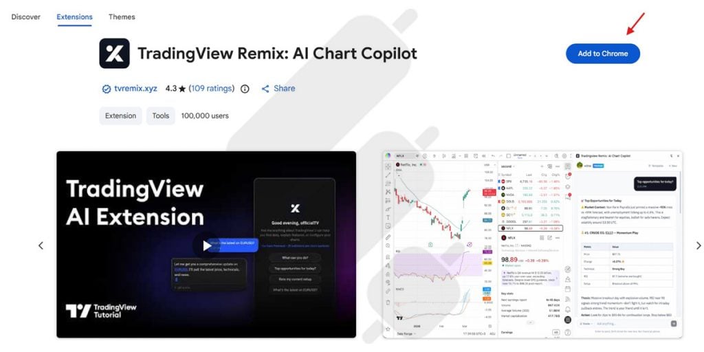 Adding TradingView AI Chart Copilot Extension to Your Browser