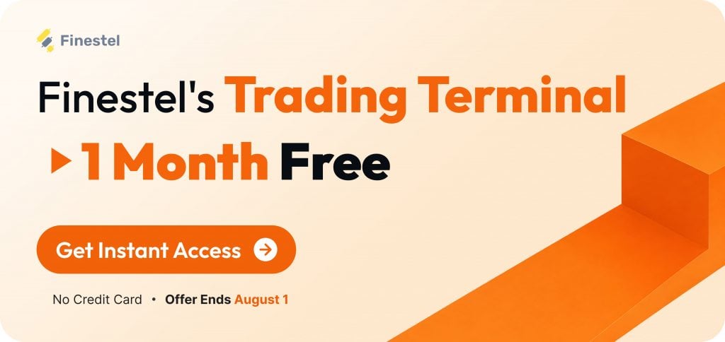 Finestel's advanced Trading Terminal banner free trial