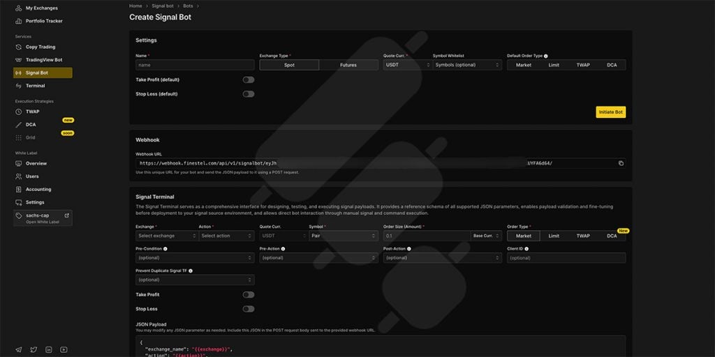 finestel create bot