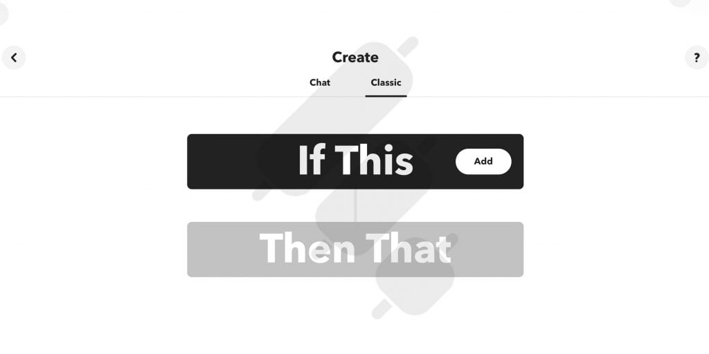 ifttt classic if then trigger and action