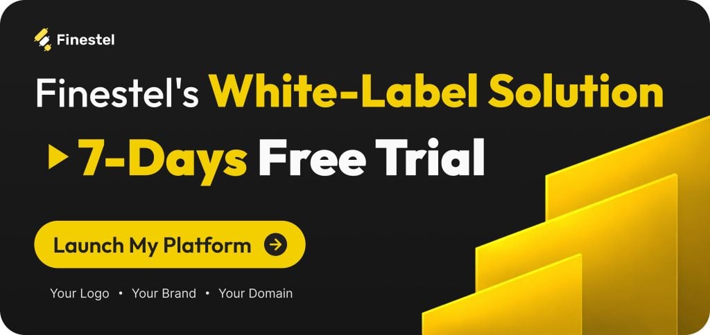 Finestel's White Label Free Trial banner
