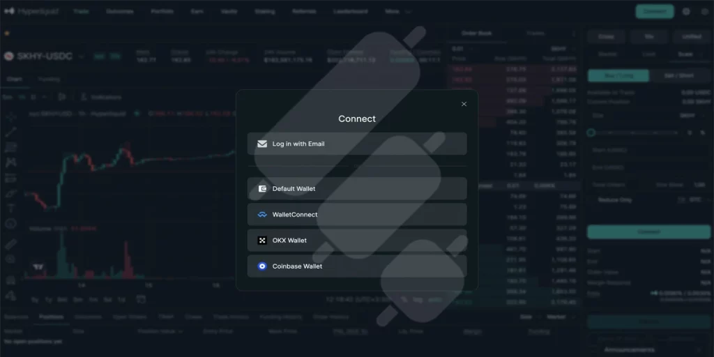 Step 1: Connect a Wallet to Hyperliquid and Generate the API key