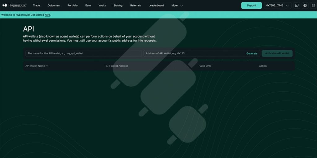 hyperliquid get api key