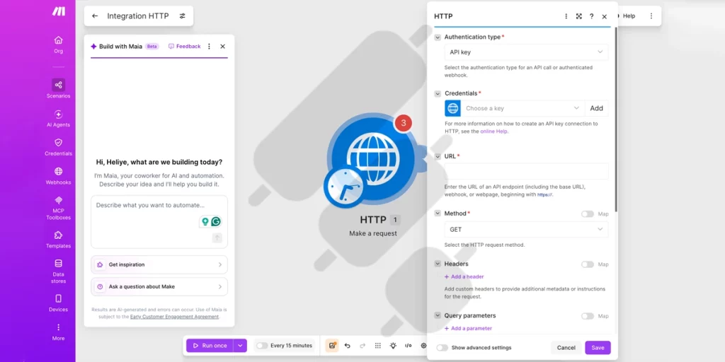make platform http request