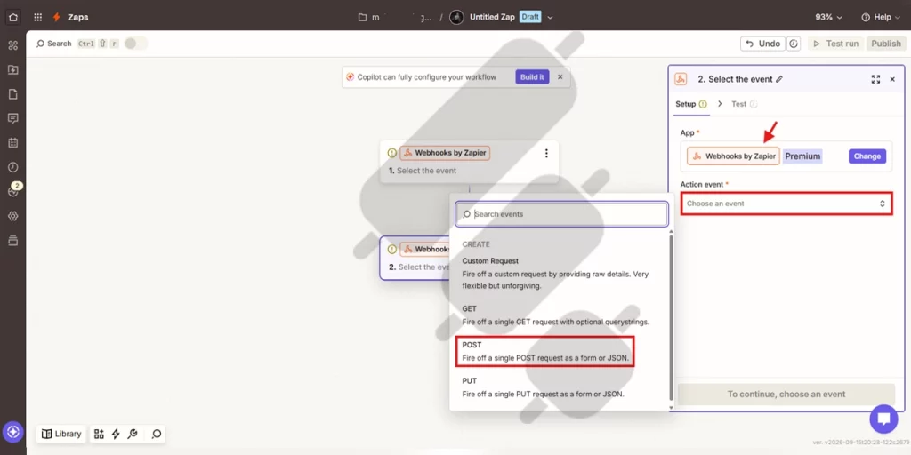 how to create an action in Zapier automation