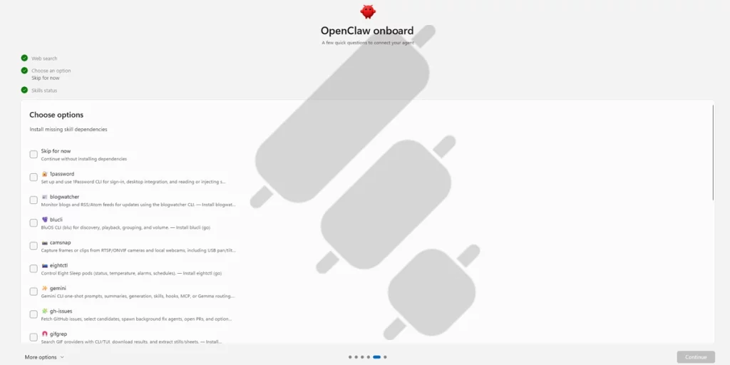 OpenClaw dashboard